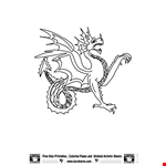 Chinese Dragon Clipart Page