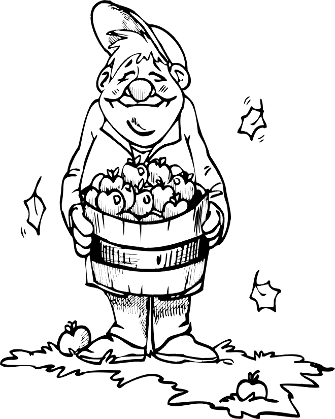apple harvest coloring pages images &amp; pictures - becuo