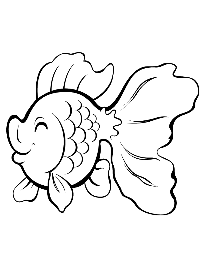 search results â» cartoon fish coloring pages