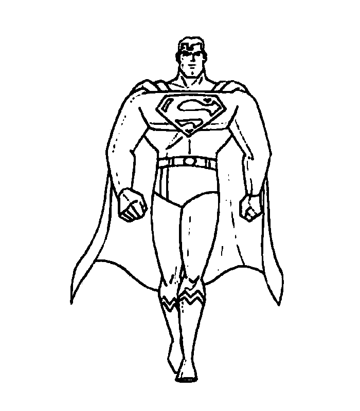 superman logo coloring pages