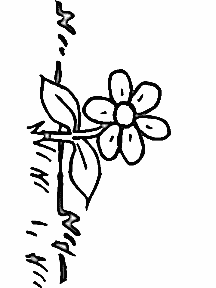 a grass colouring pages