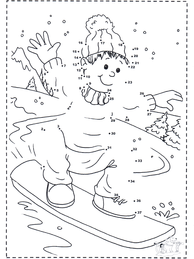 free coloring pages winter wonderland