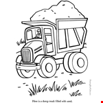Printable Dump Truck Coloring Pages | Coloring Pages 