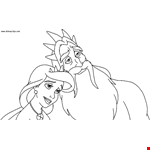 Ariel King Titron Drawing Page