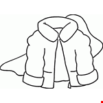 Winter Coats Coloring Page