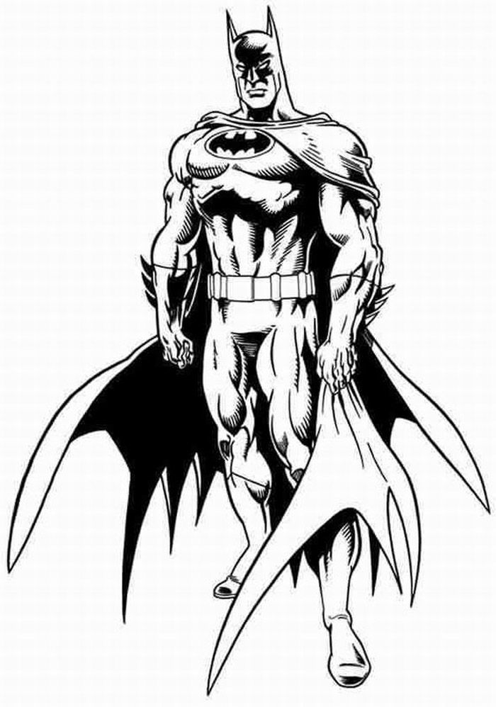 the batman coloring sheet