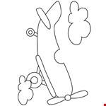 Airplane Transportation Coloring Page - ColoringforKids.info  