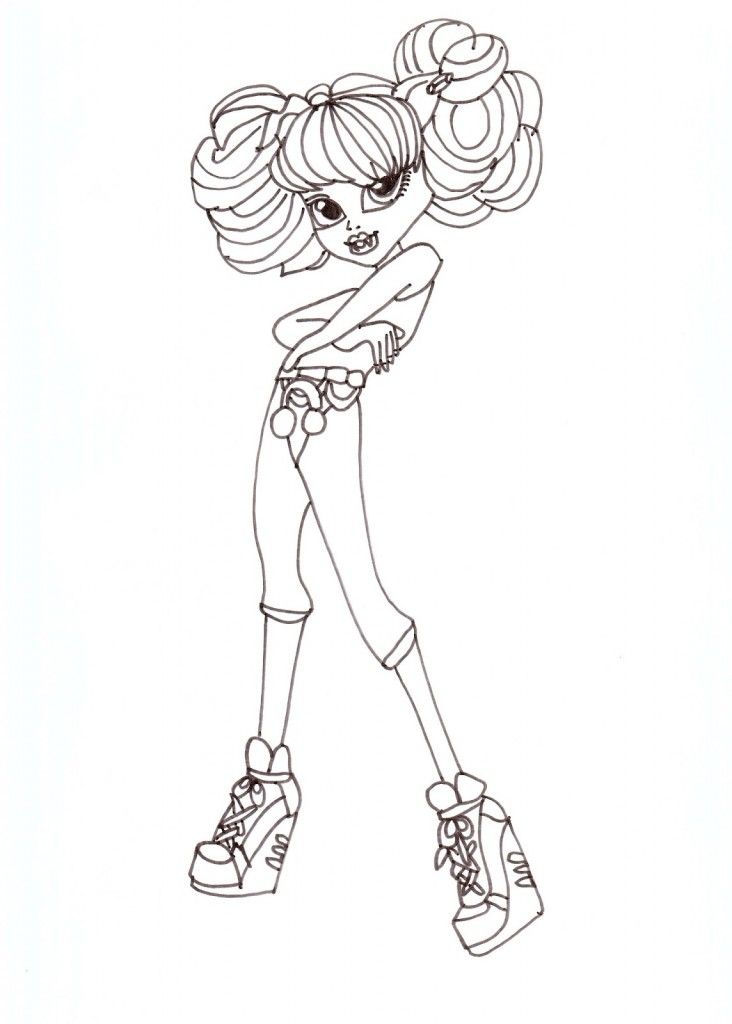 monster-high-baby-coloring-pages | coloring ws