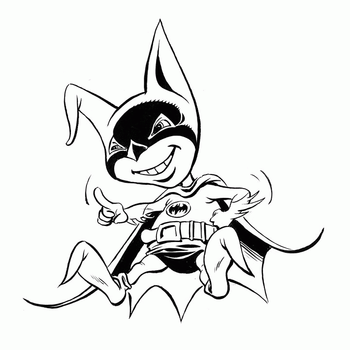 the art of jim nelson: bat-mite and batgirl