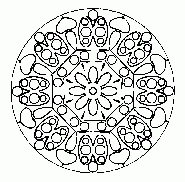 coloring mandala pages 140 | free printable coloring pages