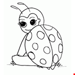 Cute Ladybug Coloring | Best Coloring Pages | Free Coloring Pages
