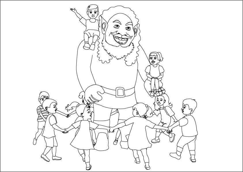 coloring pages - the selfish giant 6