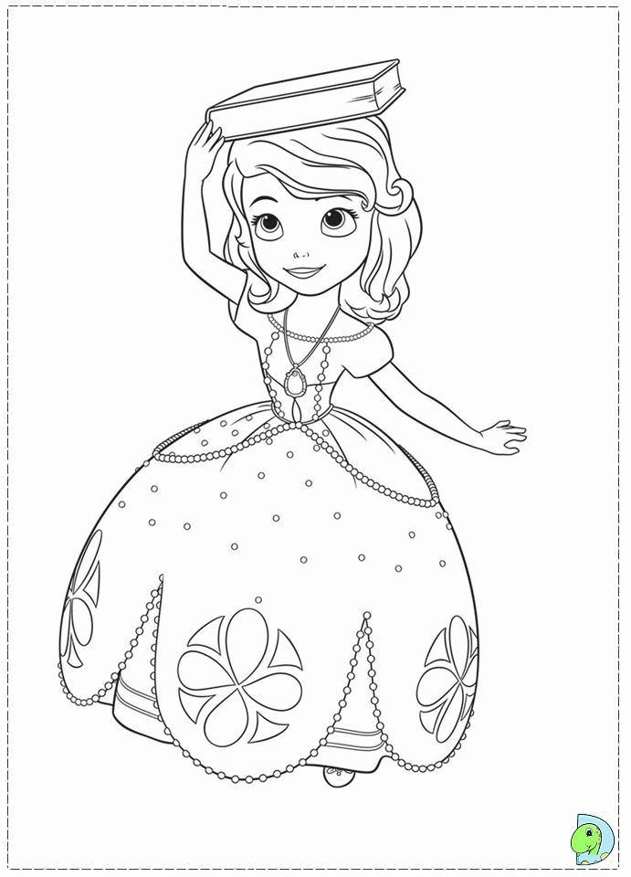 sofia the first printable coloring pages | coloring pages