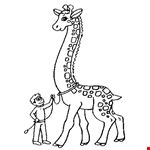 Giraffe Coloring Pages 