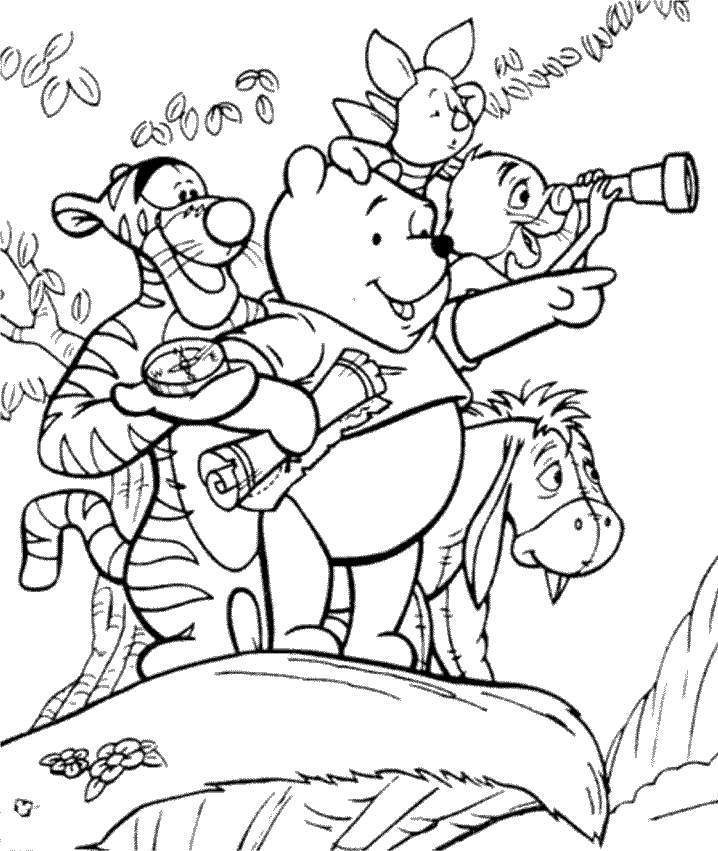 winnie the pooh coloring book