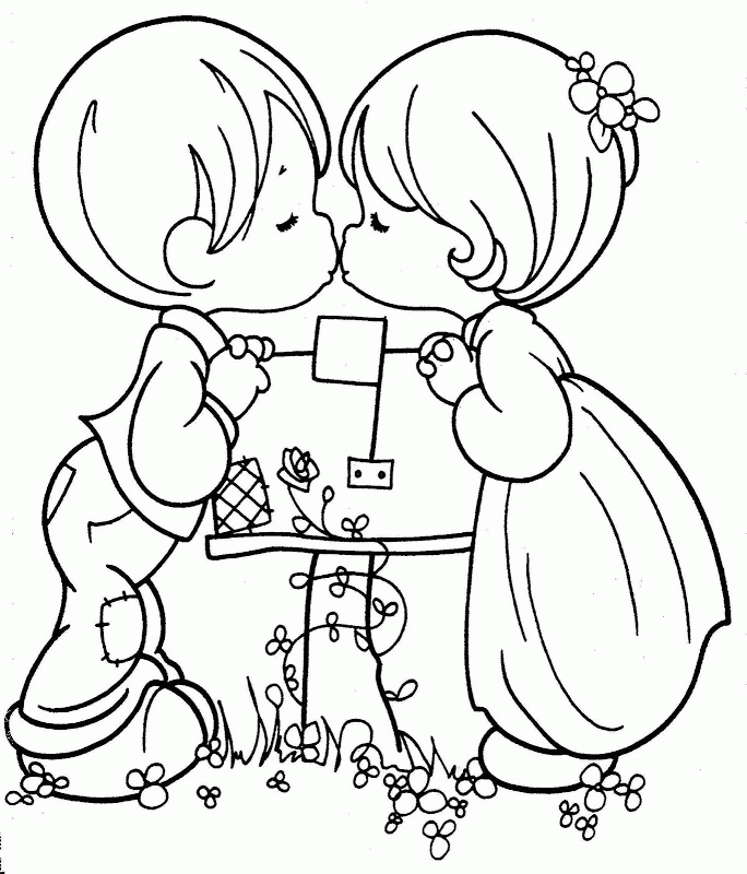 gallery for &gt; precious moments love couple coloring pages