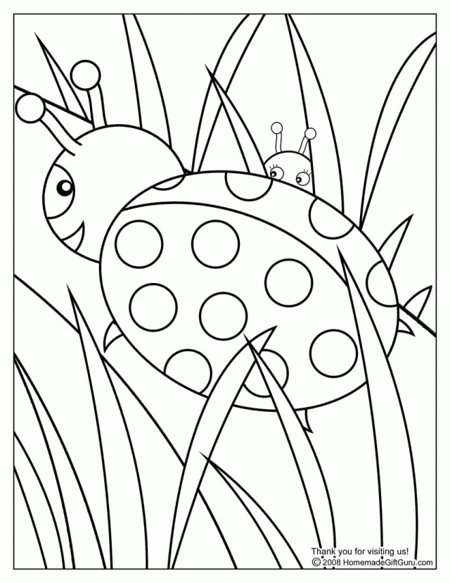 ladybug coloring page | free printable coloring page