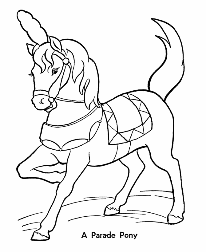 free coloring pages of race horses