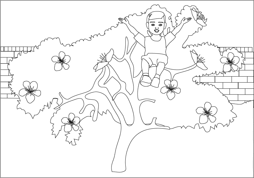 coloring pages - the selfish giant 4