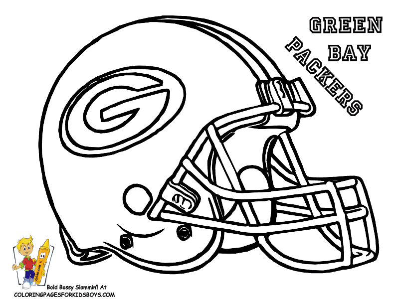 green bay packers drawing page