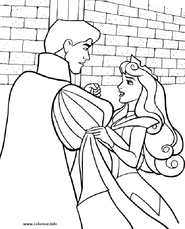 durm04 sleeping-beauty printable coloring pages for kids.