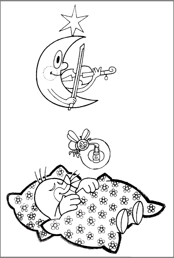 coloring books the mole to print and free download