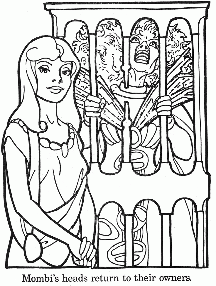 return to oz coloring page | witchy woman.