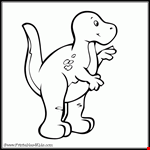 Spotted Dinosaur Coloring Page : Printables For Kids Â€“ Free Word  