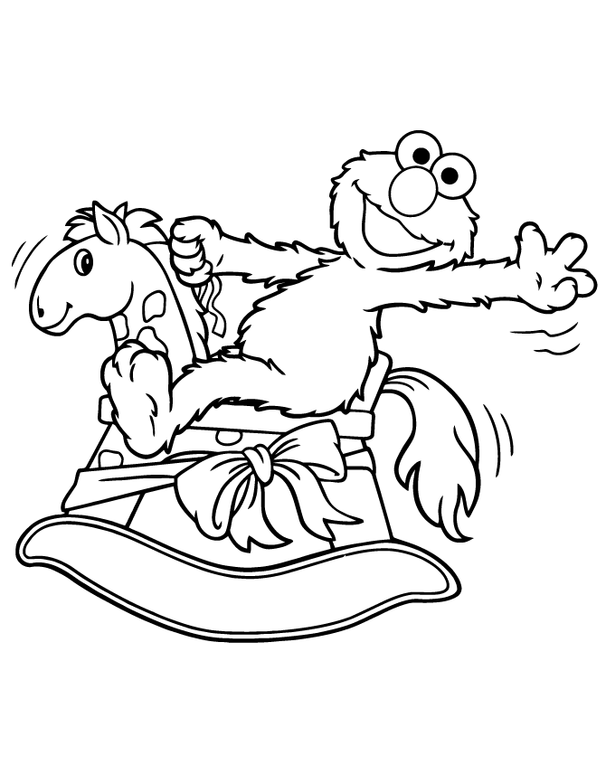 free elmo coloring pages