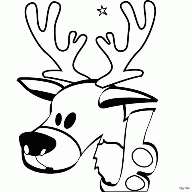 reindeer coloring pages | coloring pages