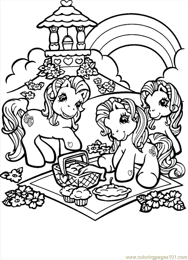 coloring pages little pony1 (cartoons &gt; my little pony) - free 