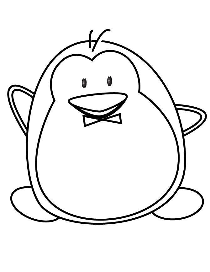 cute penguin cartoon coloring page | free printable coloring pages 