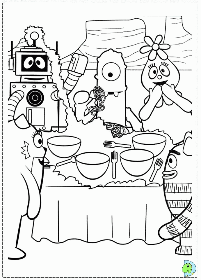 yo gabbagabba coloring pages 314 | free printable coloring pages