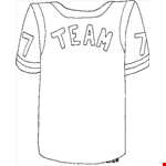 Free Coloring Pages Football Jersey | Coloring Pages For Kids 