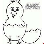 Colouring Pages Easter Chick Printable For Kids &amp; Boys # 