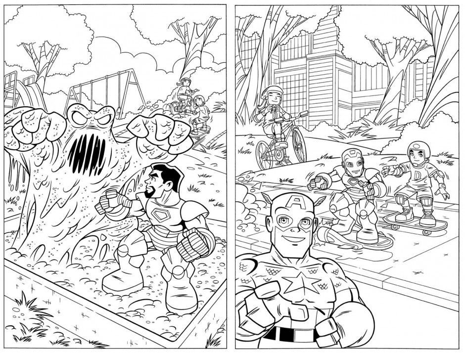 marvel superhero coloring pages marvel super hero squad giant 