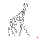 Cartoon Giraffe Coloring Pages  | Free Printable Coloring Pages 
