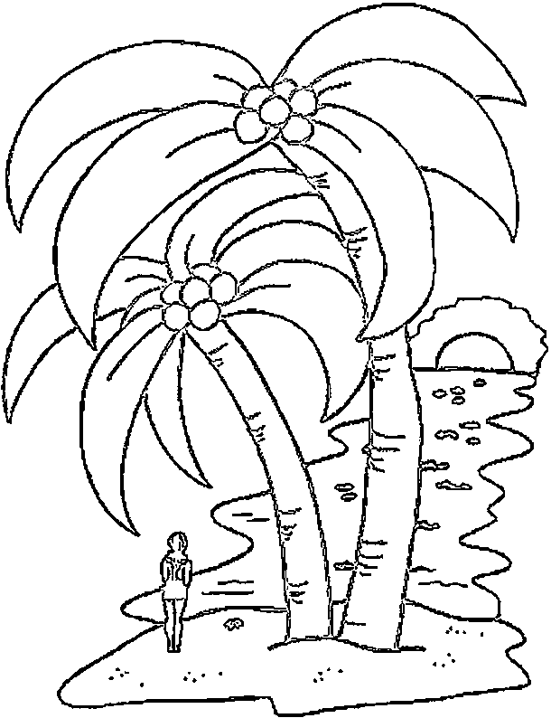 islands coloring pages
