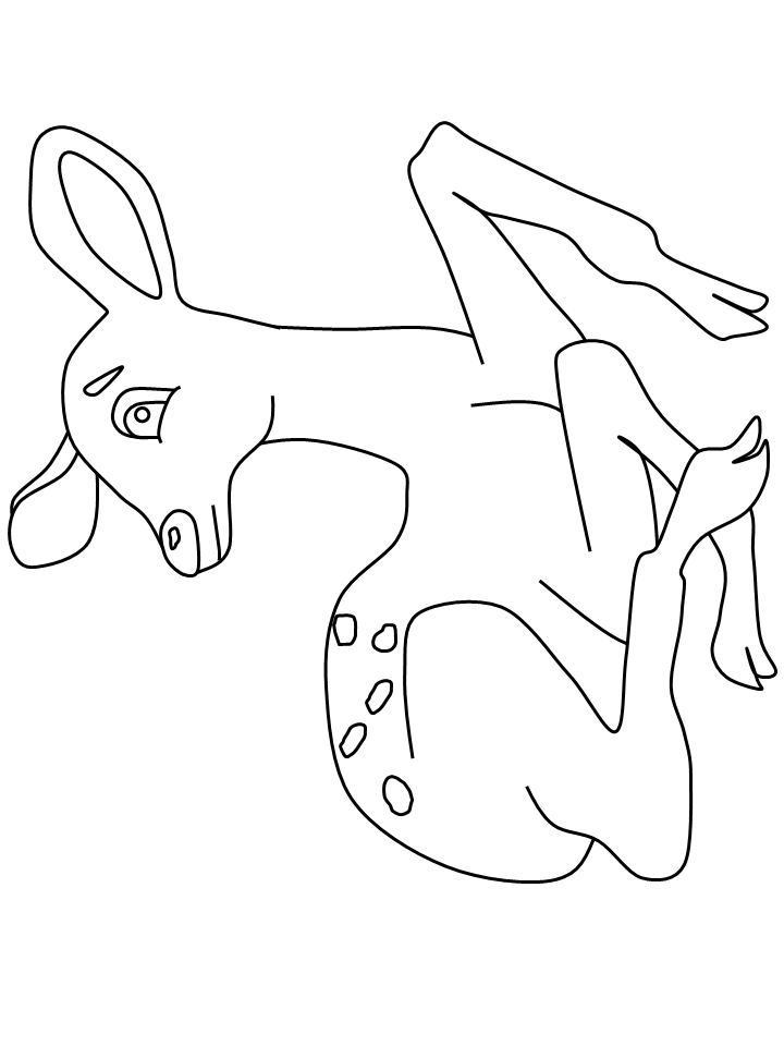 animals coloring pages deer - quoteko.
