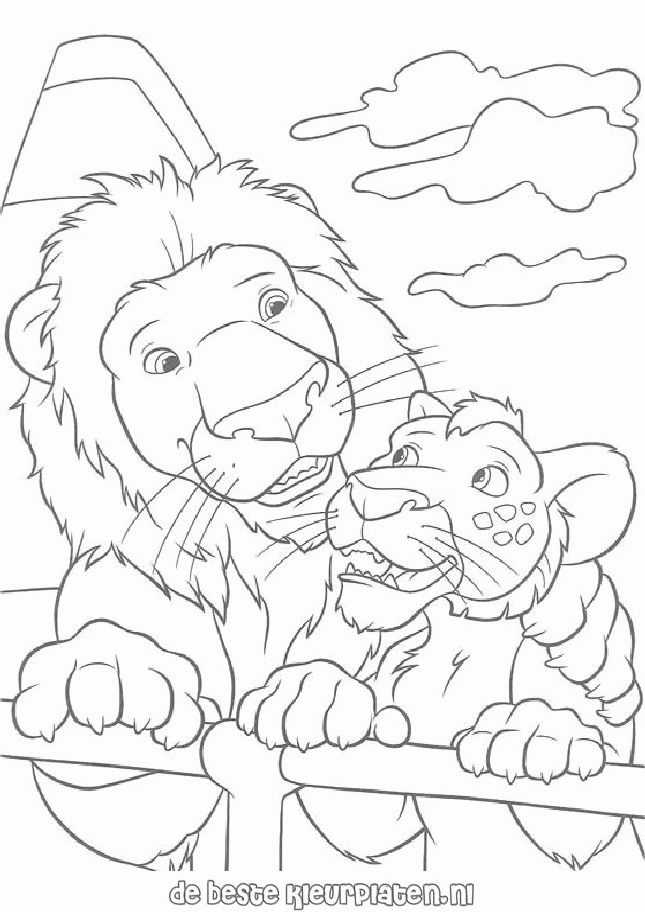 lion king coloring sheet