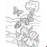 Spring Coloring Pages 