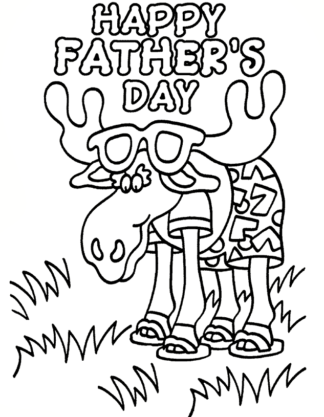 fatherâ´s day coloring ~ child coloring