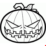 Pumpkin Halloween Clipart Page