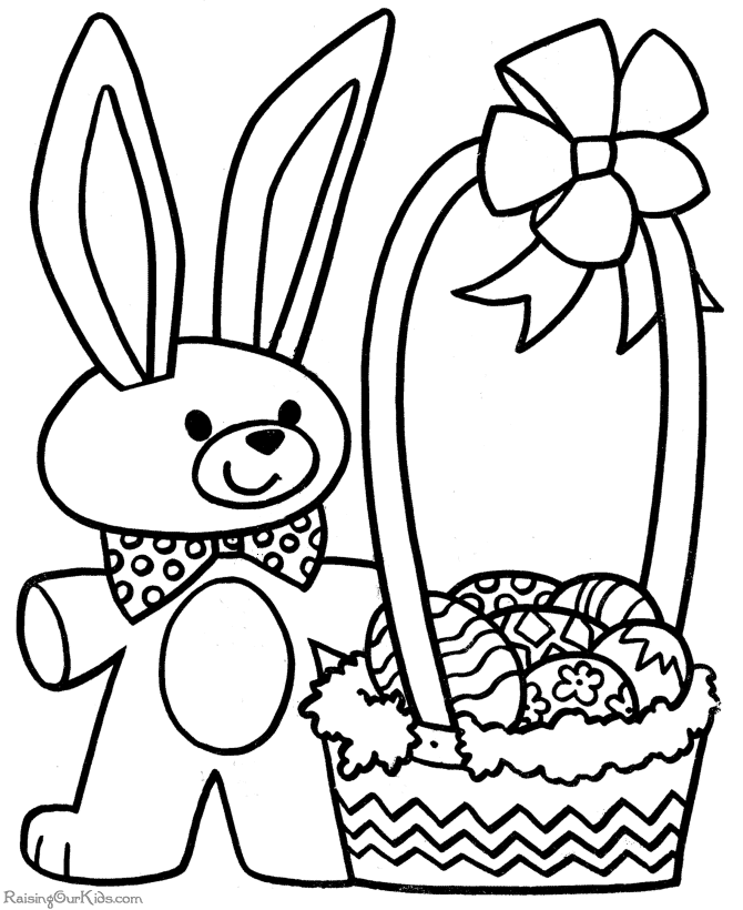 easter drawing page