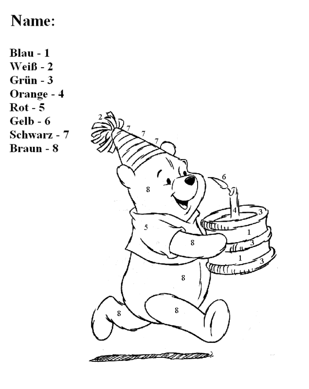 free colour by number worksheets (in german) | life as a convert
