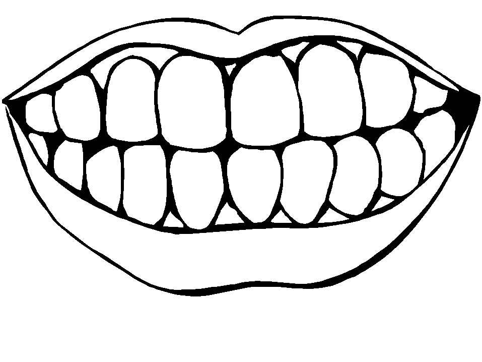 tooth coloring page printable images &amp; pictures - becuo