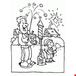 New Year's Eve Coloring Page