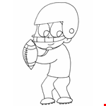 Football Coloring Pages For Kids | Coloring Pages 