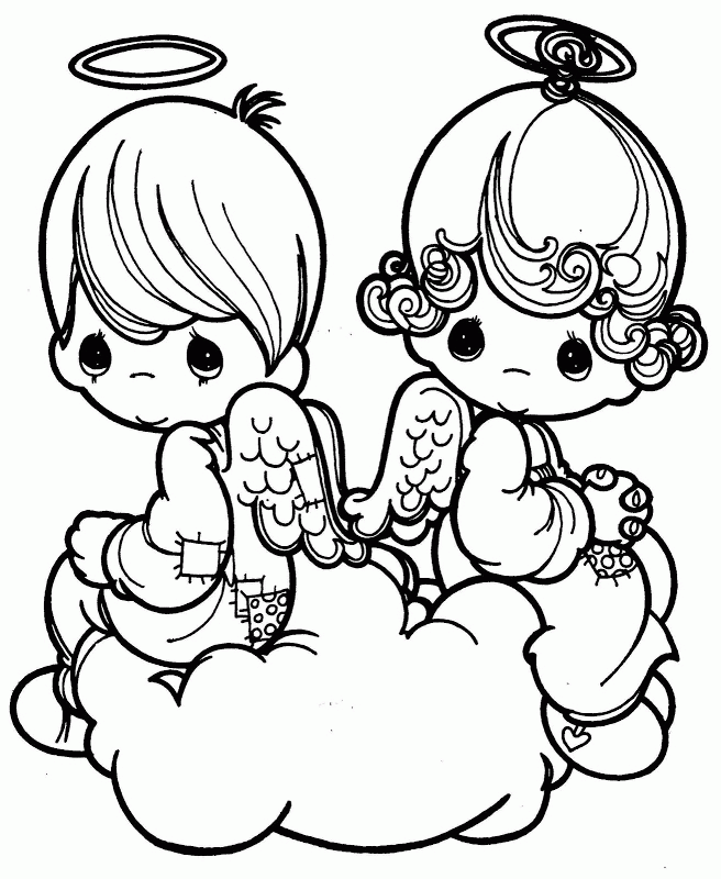 valentine&#39;s day precious moments coloring pages | coloring pages