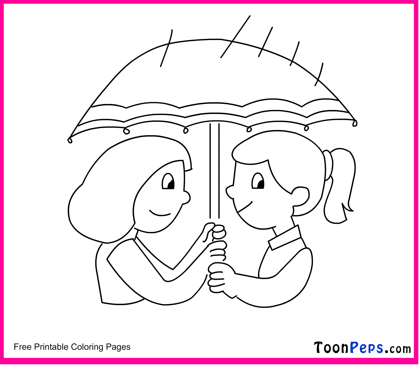 toonpeps : free printable umbrella coloring pages for kids